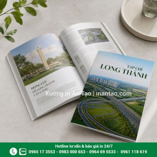In tạp chí đẹp, đúng màu theo yêu cầu tại TP.HCM