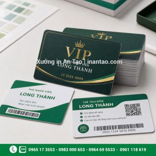 In thẻ nhựa theo yêu cầu: bền đẹp, đúng màu, giá xưởng tại TP.HCM