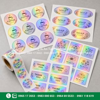 Tem 7 màu thường: Chất liệu, mẫu đẹp và kinh nghiệm đặt in