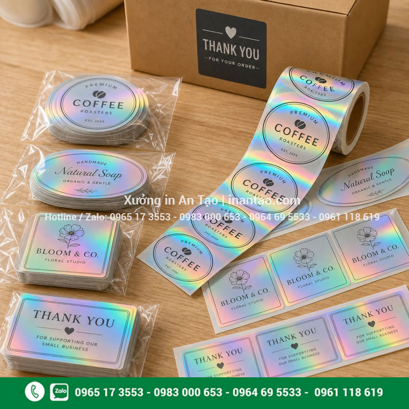 Thành phẩm làm tem 7 màu thường Thành phẩm làm tem 7 màu thường dạng cuộn và dạng tờ