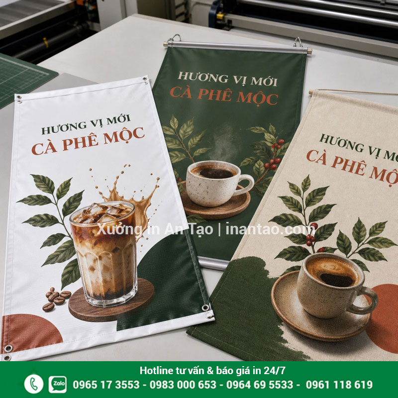 Các chất liệu in banner theo nhu cầu sử dụng So sánh chất liệu Hiflex PP và canvas khi in banner