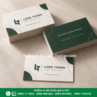 In danh thiếp đẹp, giá hợp lý, nhận nhanh tại TPHCM