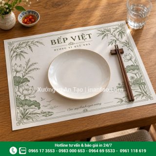 In giấy lót bàn theo yêu cầu tại TPHCM, đẹp và tiết kiệm
