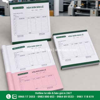 In hóa đơn theo yêu cầu, rõ nét, giá xưởng tại TP.HCM