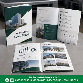 In profile công ty đẹp, đúng màu, giá xưởng tại TPHCM